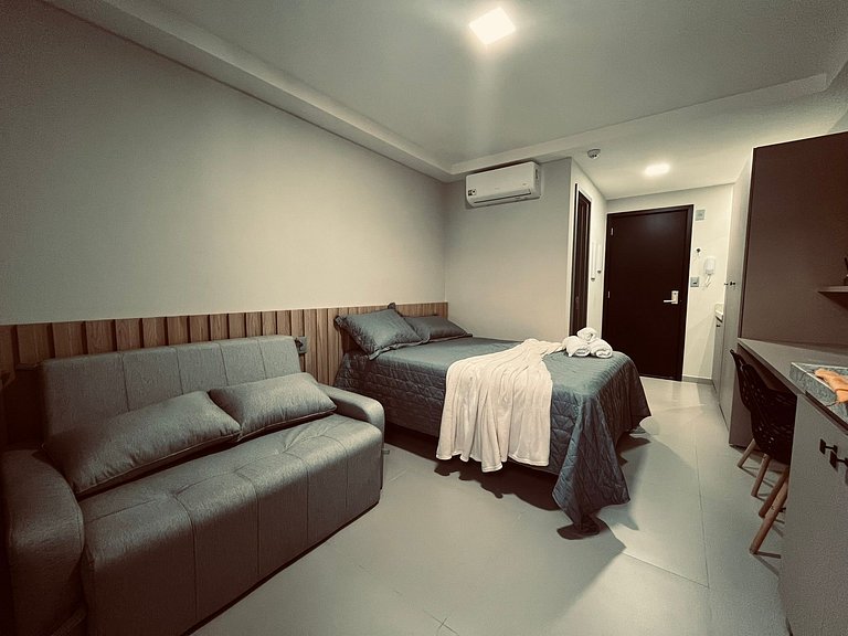 Flat Beira Mar no Jardim Oceania
