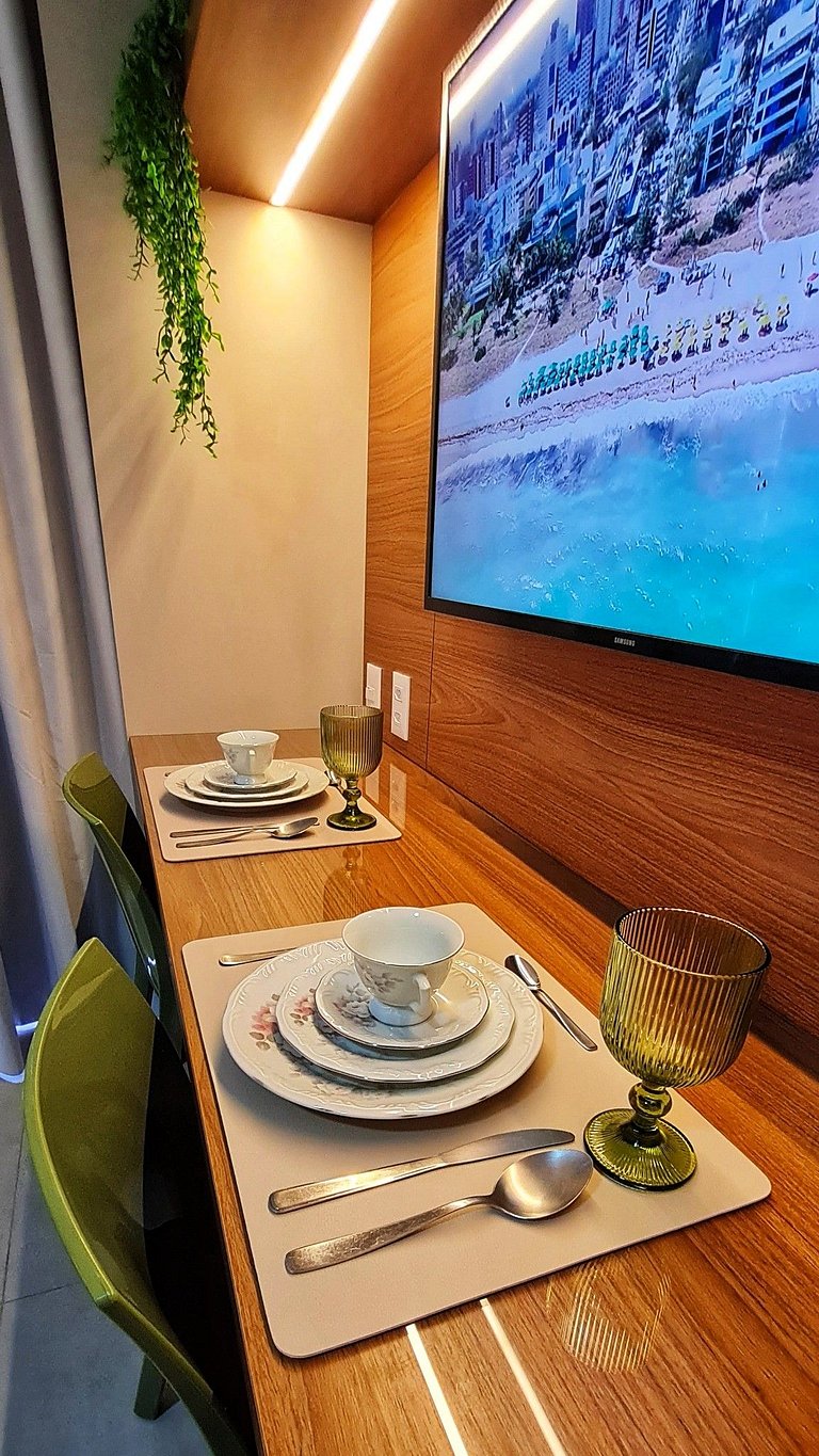 Flat moderno no Bessa, a poucos metros da praia