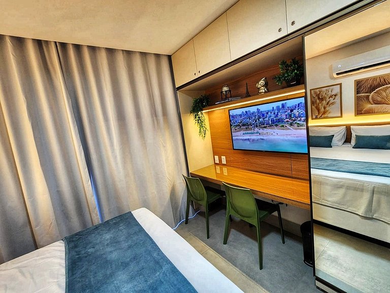 Flat moderno no Bessa, a poucos metros da praia