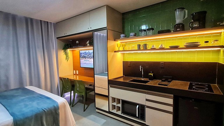 Flat moderno no Bessa, a poucos metros da praia