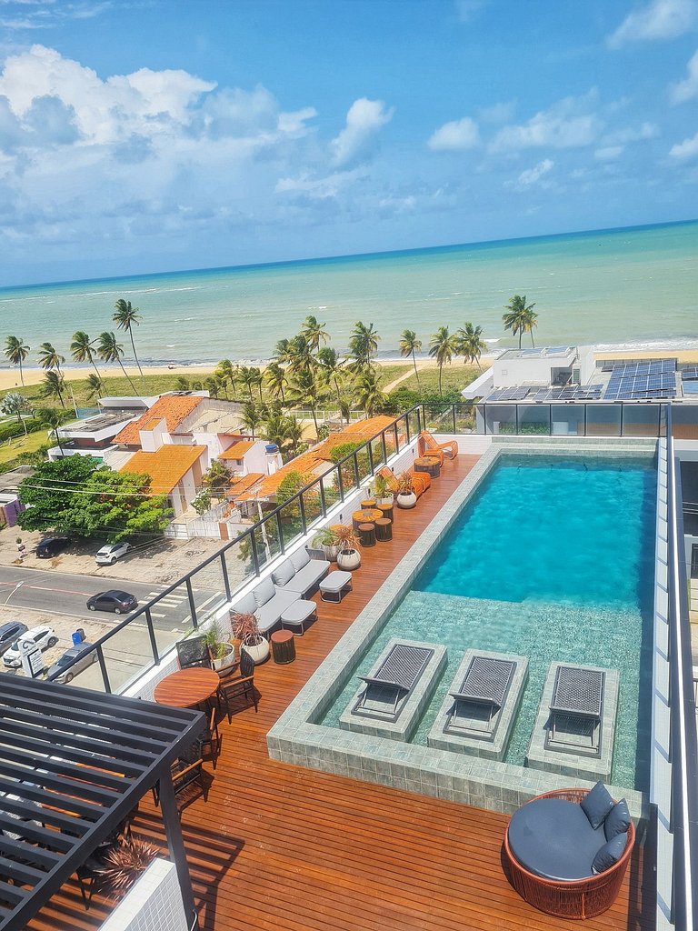 Flat moderno no Bessa, a poucos metros da praia