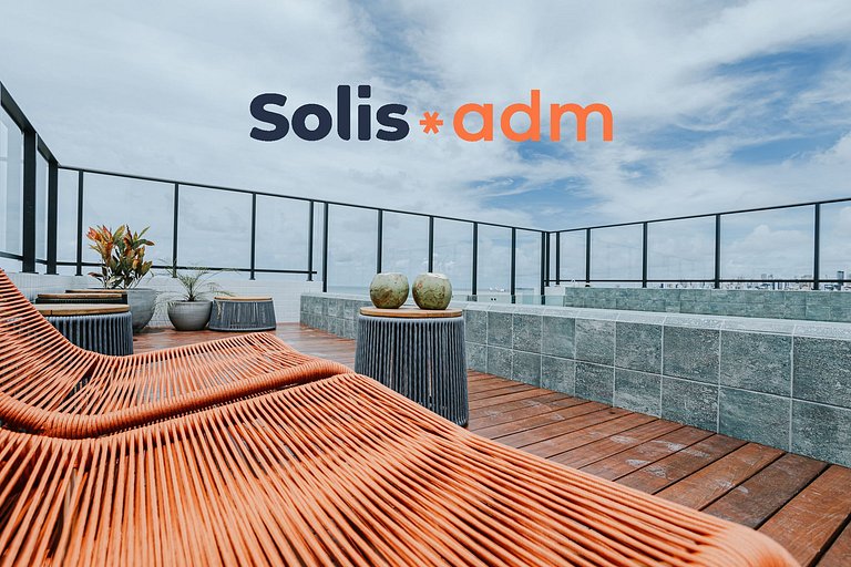 Studio moderno com cama king e muito conforto