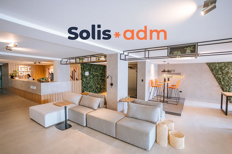 Studio moderno com cama king e muito conforto