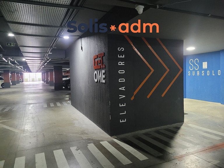 Studio moderno com cama king e muito conforto