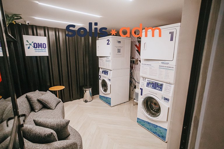 Studio moderno com cama king e muito conforto