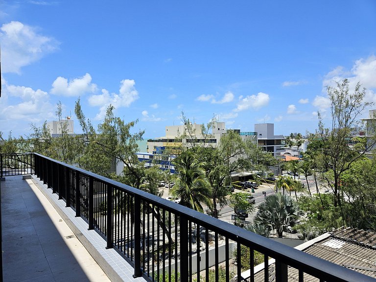 Studio moderno com cama king e muito conforto