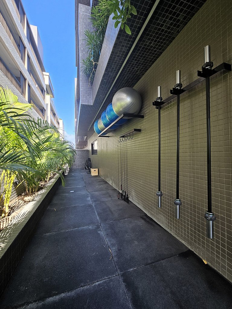 Apartamento Beira Mar Completo e Confortável