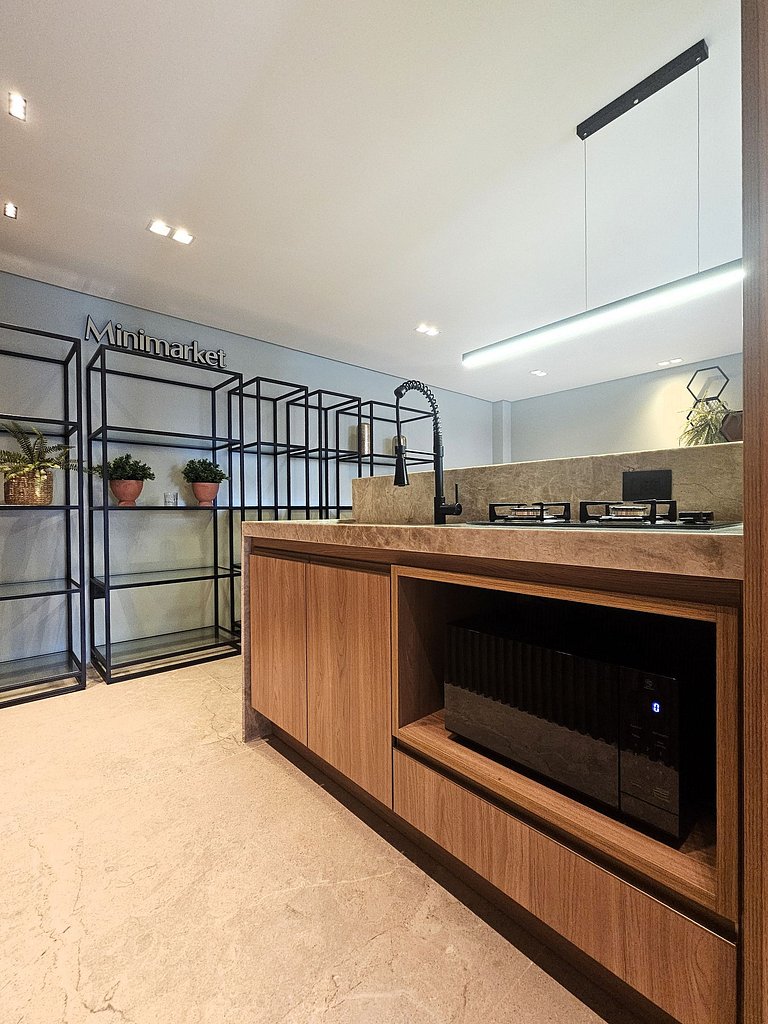 Flat "pé na areia" com Jacuzzi e Vista Mar