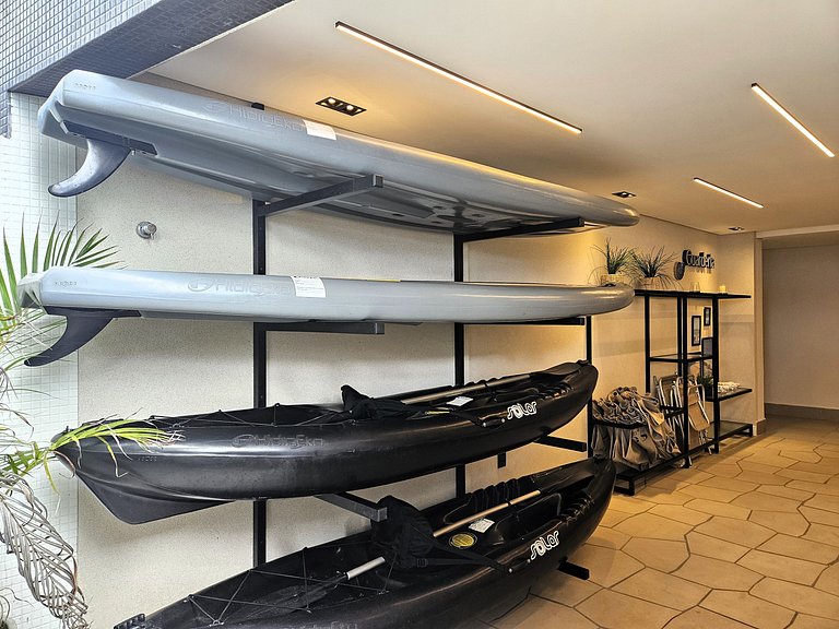 Flat "pé na areia" com Jacuzzi e Vista Mar