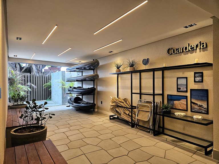 Flat "pé na areia" com Jacuzzi e Vista Mar