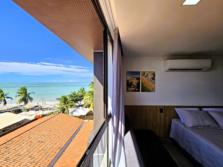 Estúdio Amplo com Vista Mar