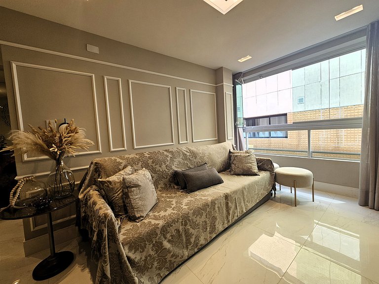 Elegante Apartamento 2 Quartos – 100m da Praia