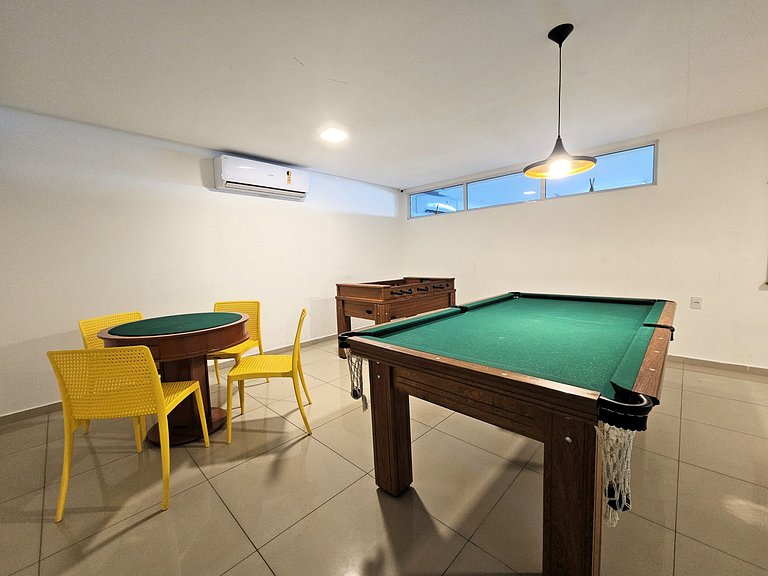 Apartamento Elegante 2 Quartos 50m da Praia