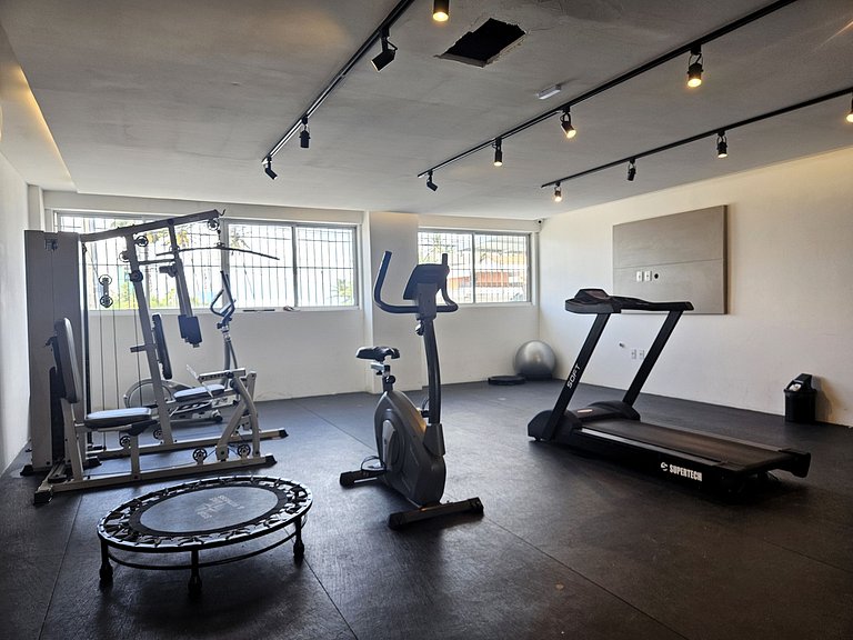 Apartamento Elegante 2 Quartos 50m da Praia