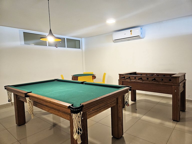 Elegante Apartamento 2 Quartos – 100m da Praia