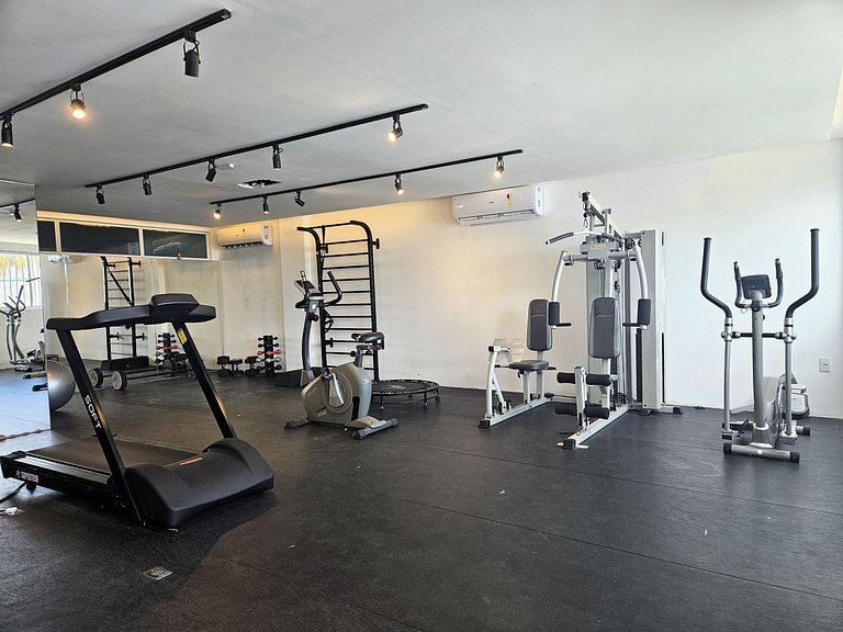 Apartamento Elegante 2 Quartos 50m da Praia