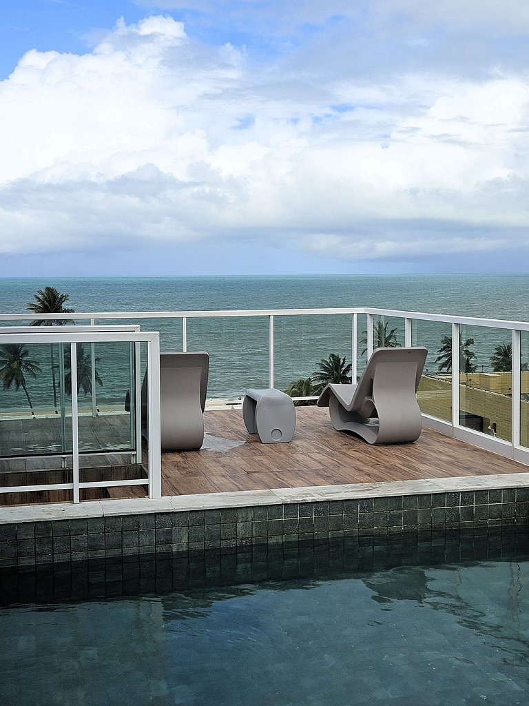 Elegante Apartamento 2 Quartos – 100m da Praia