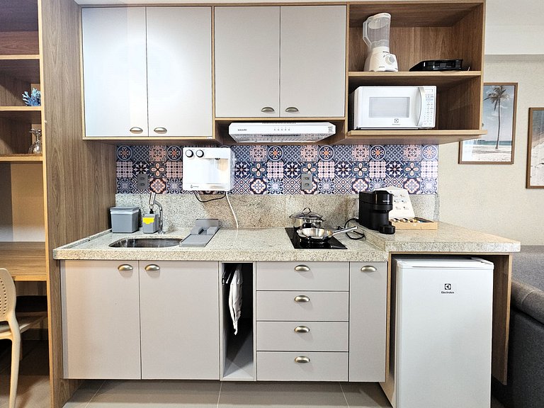 Lindo Flat Beira-Mar no Beach Haus