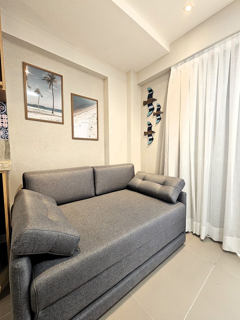 Lindo Flat Beira-Mar no Beach Haus