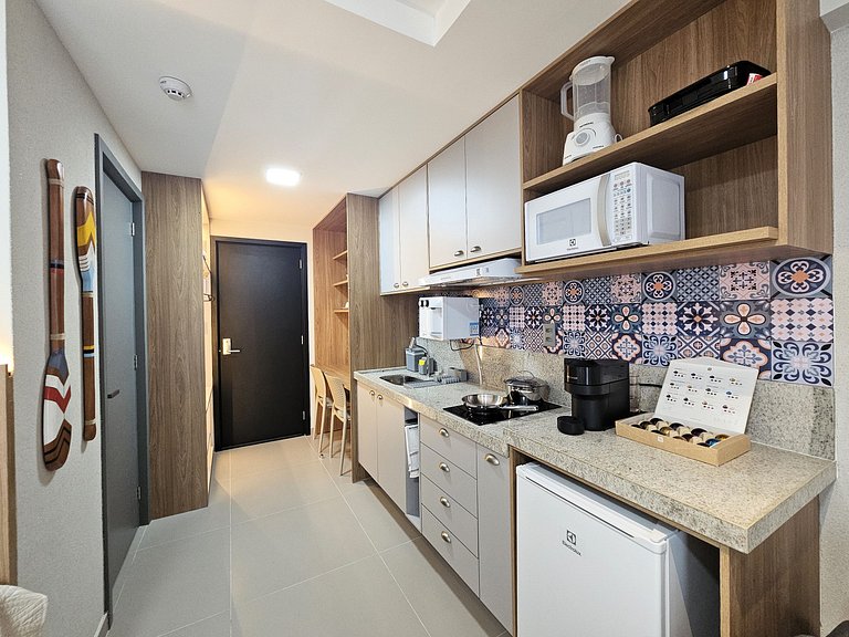 Lindo Flat Beira-Mar no Beach Haus