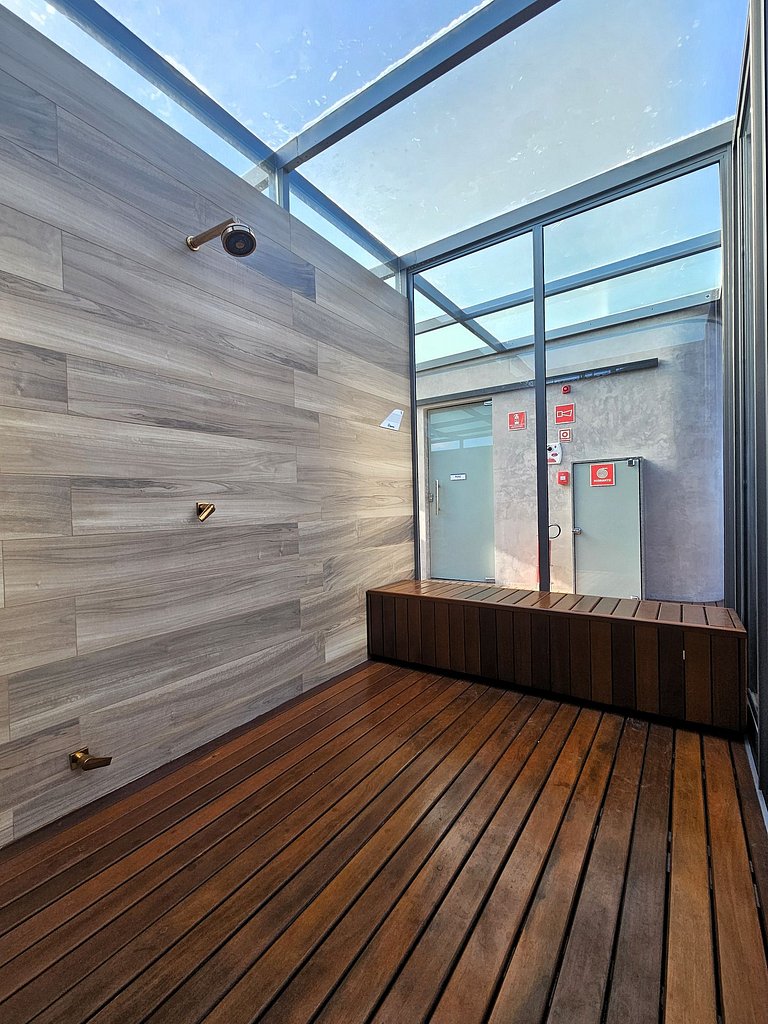 Flat Setai Aquamaris – estilo resort a Beira-Mar