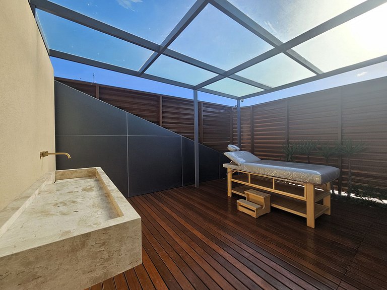 Flat Setai Aquamaris – estilo resort a Beira-Mar