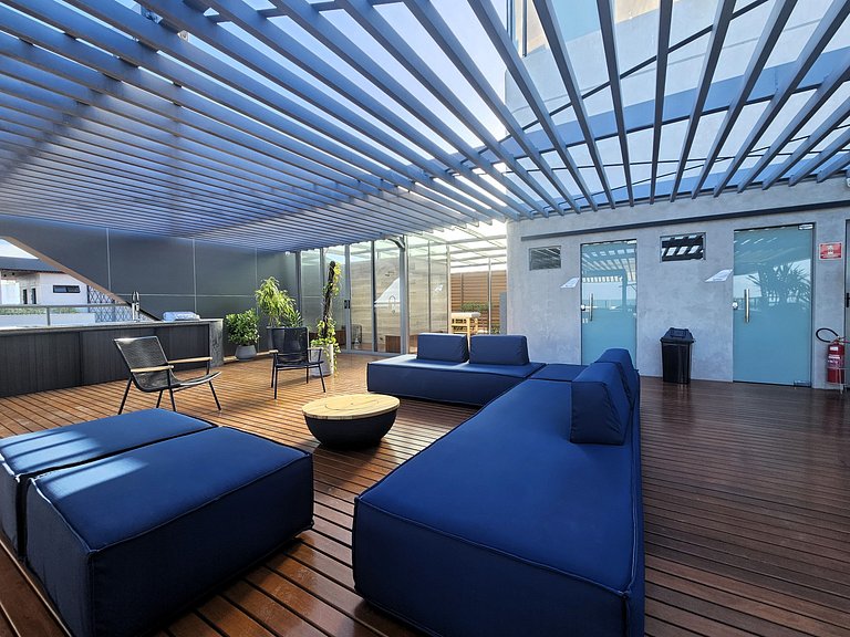 Flat Setai Aquamaris – estilo resort a Beira-Mar