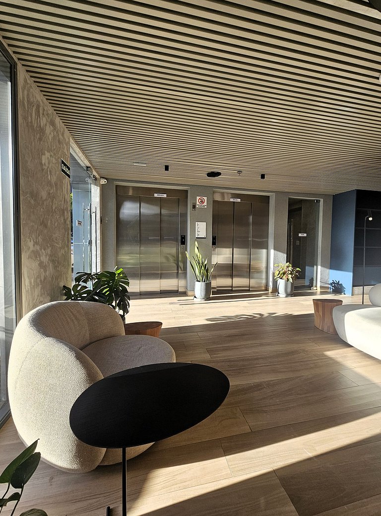 Flat Setai Aquamaris – estilo resort a Beira-Mar