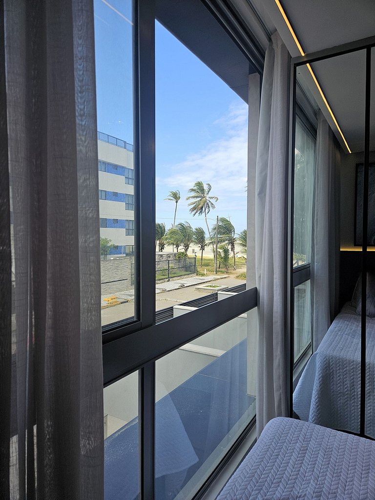 Flat Setai Aquamaris – estilo resort a Beira-Mar