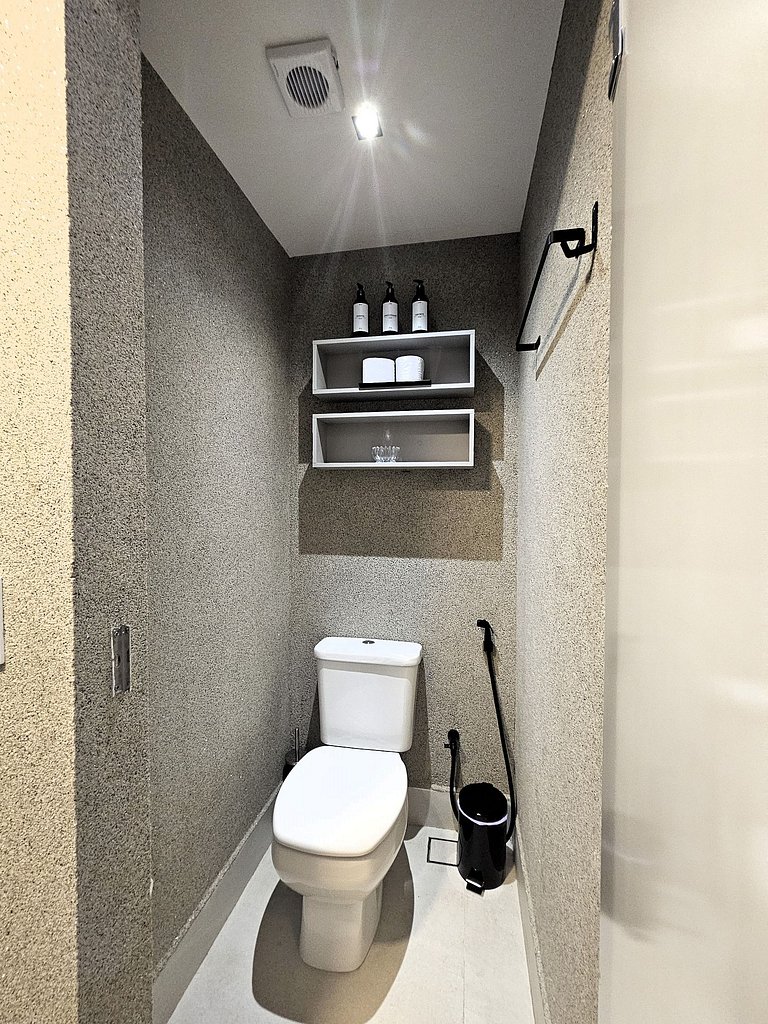 Flat Setai Aquamaris – estilo resort a Beira-Mar