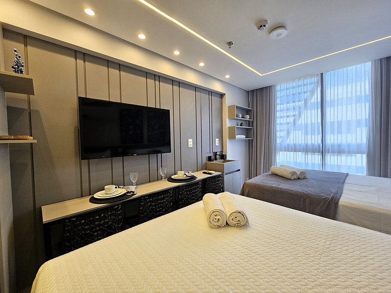 Flat "pé-na-areia" no Setai Aquamaris