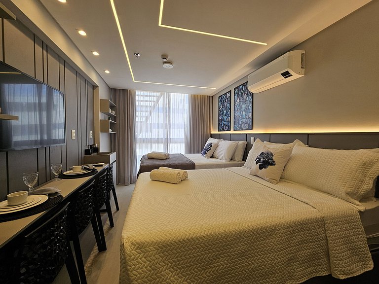 Flat "pé-na-areia" no Setai Aquamaris