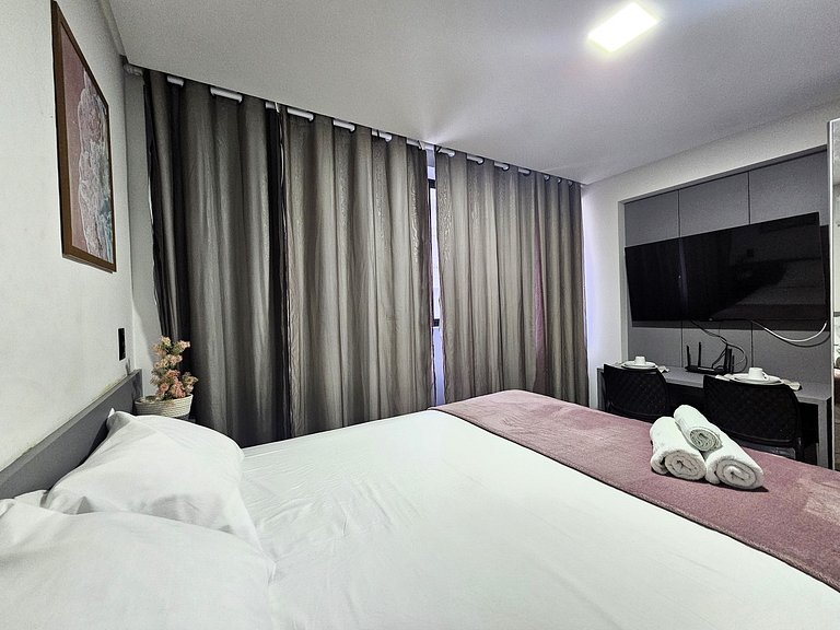 Studio Aconchegante Caribessa 50m da praia