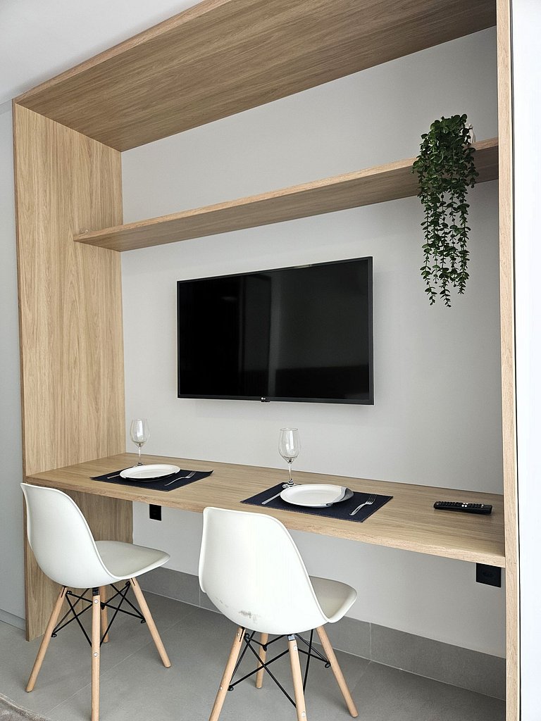 Belo Flat "pé na areia" no Get Sense