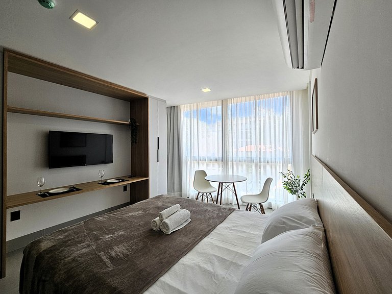 Belo Flat "pé na areia" no Get Sense