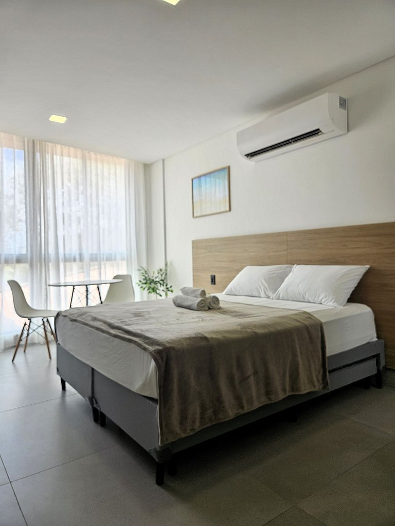 Belo Flat "pé na areia" no Get Sense