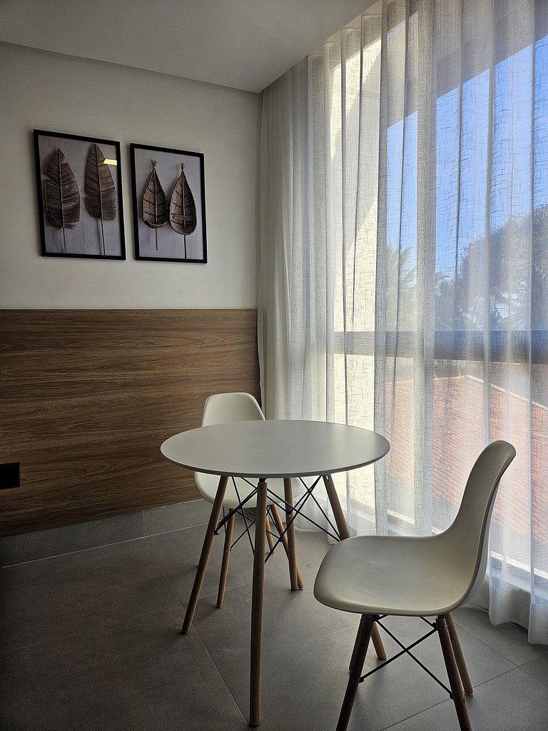 Flat "pé na areia" no Caribessa