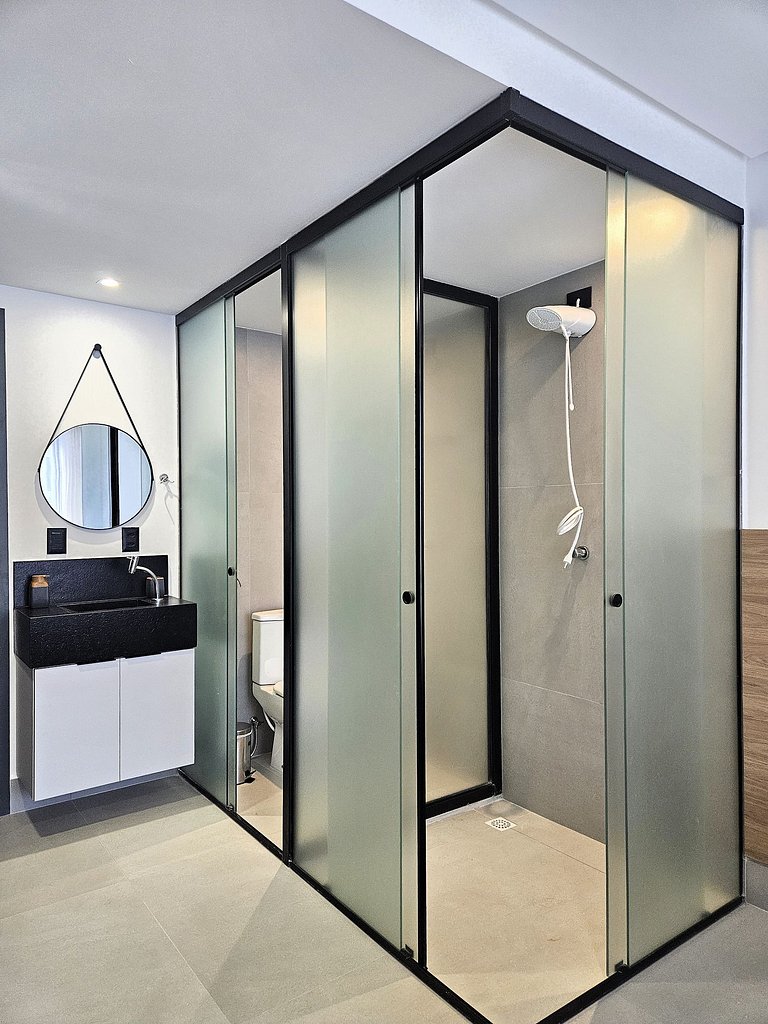 Flat "pé na areia" no Caribessa