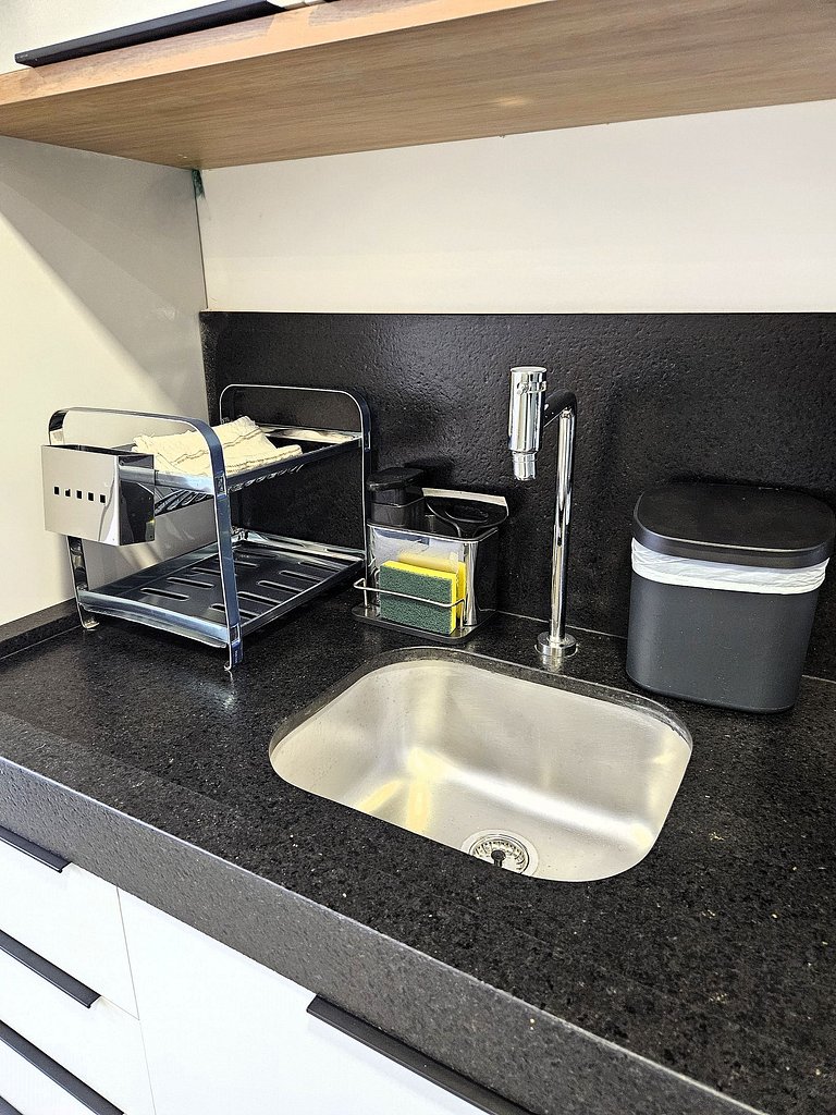 Flat "pé na areia" no Caribessa