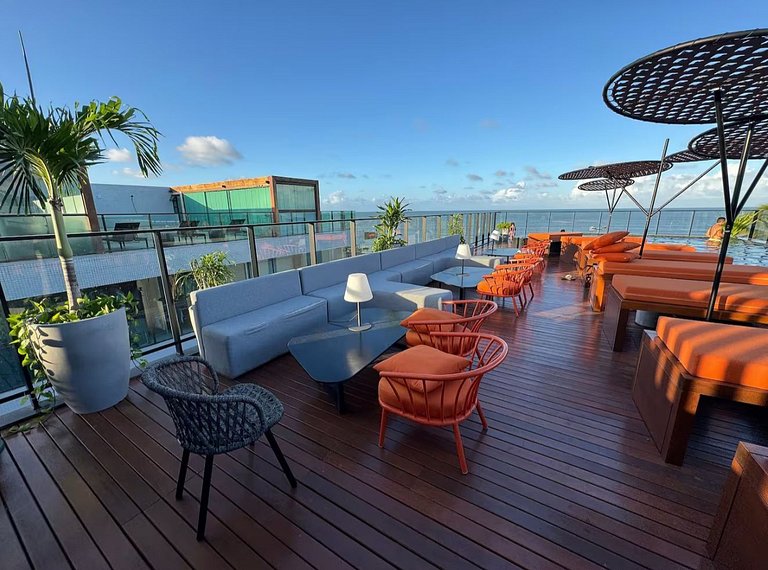 Flat Moderno Beira Mar no Cabo Branco