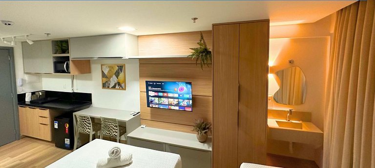 Flat Moderno Beira Mar no Cabo Branco