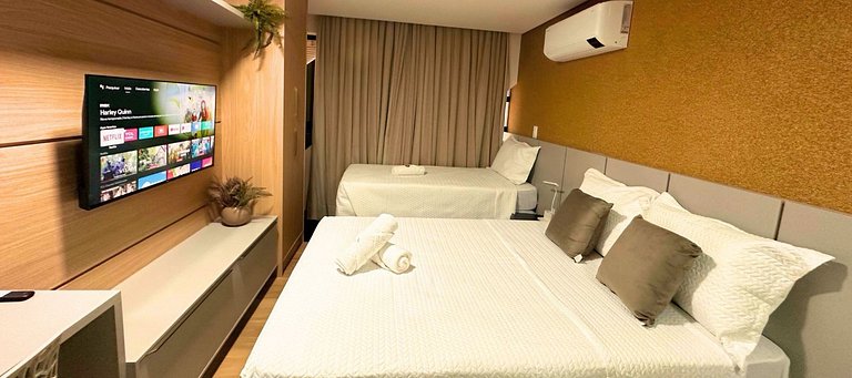 Flat Moderno Beira Mar no Cabo Branco