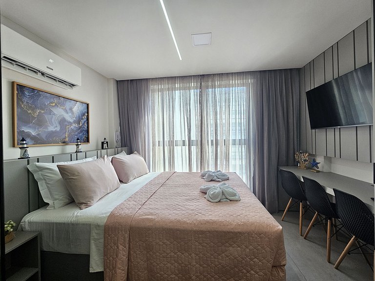 Studio confortável no Bessa 50m da praia