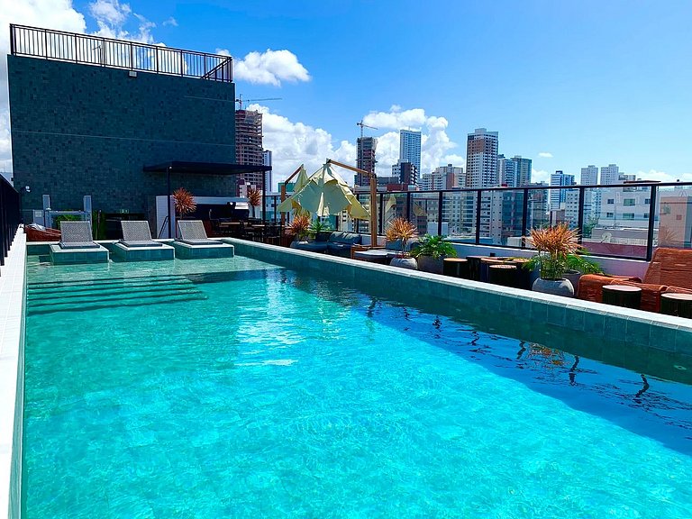 Studio confortável no Bessa 50m da praia