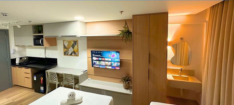 Flat Moderno Beira Mar no Cabo Branco