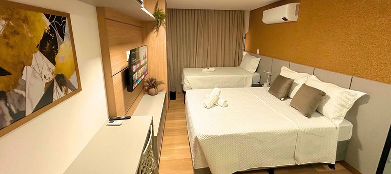 Flat Moderno Beira Mar no Cabo Branco