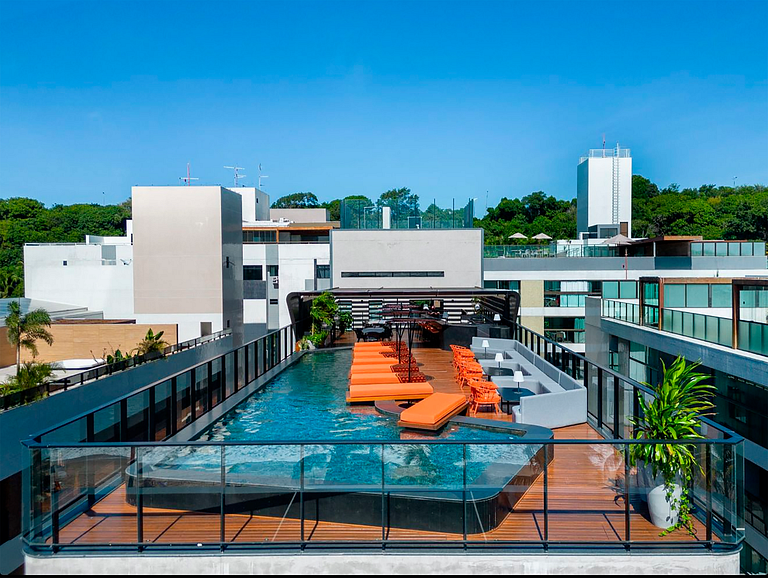 Flat Moderno Beira Mar no Cabo Branco