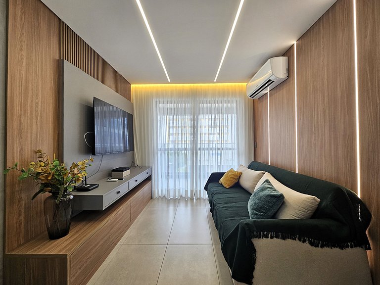 Lindo Apto 2 quartos 100 metros da praia