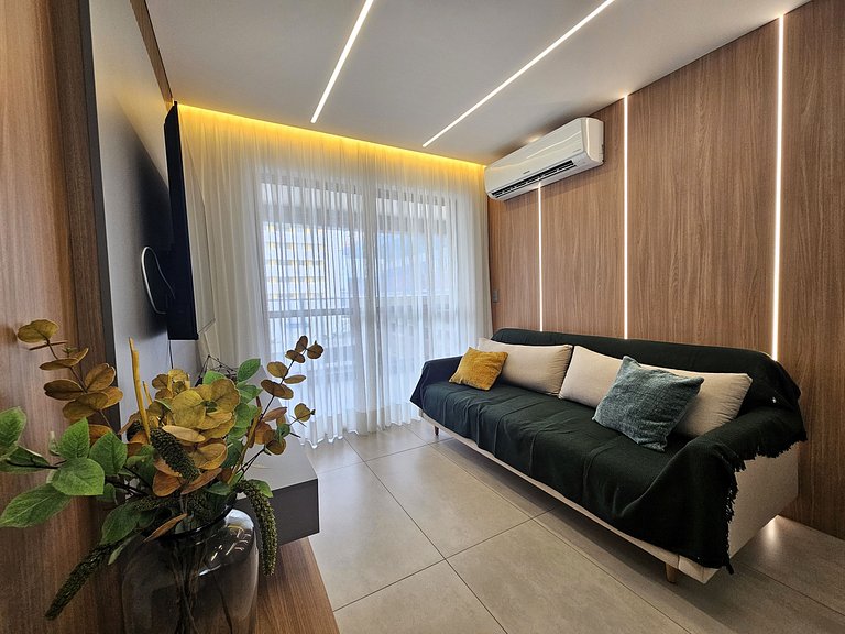 Lindo Apto 2 quartos 100 metros da praia