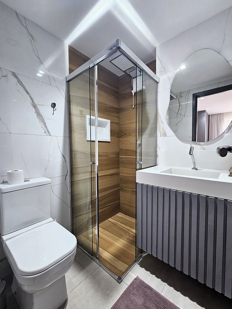 Lindo Apto 2 quartos 100 metros da praia